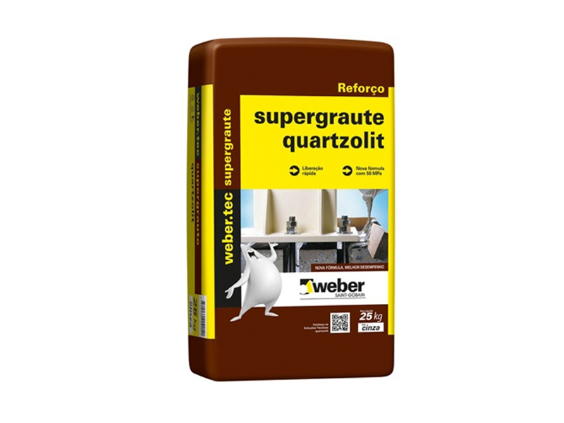 Argamassa Super Graut (50MPA) SC 25K Quartzolit